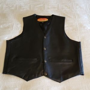 Mas Leather Men's motorcycle vest.